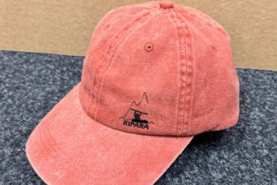 Caps denim, rød